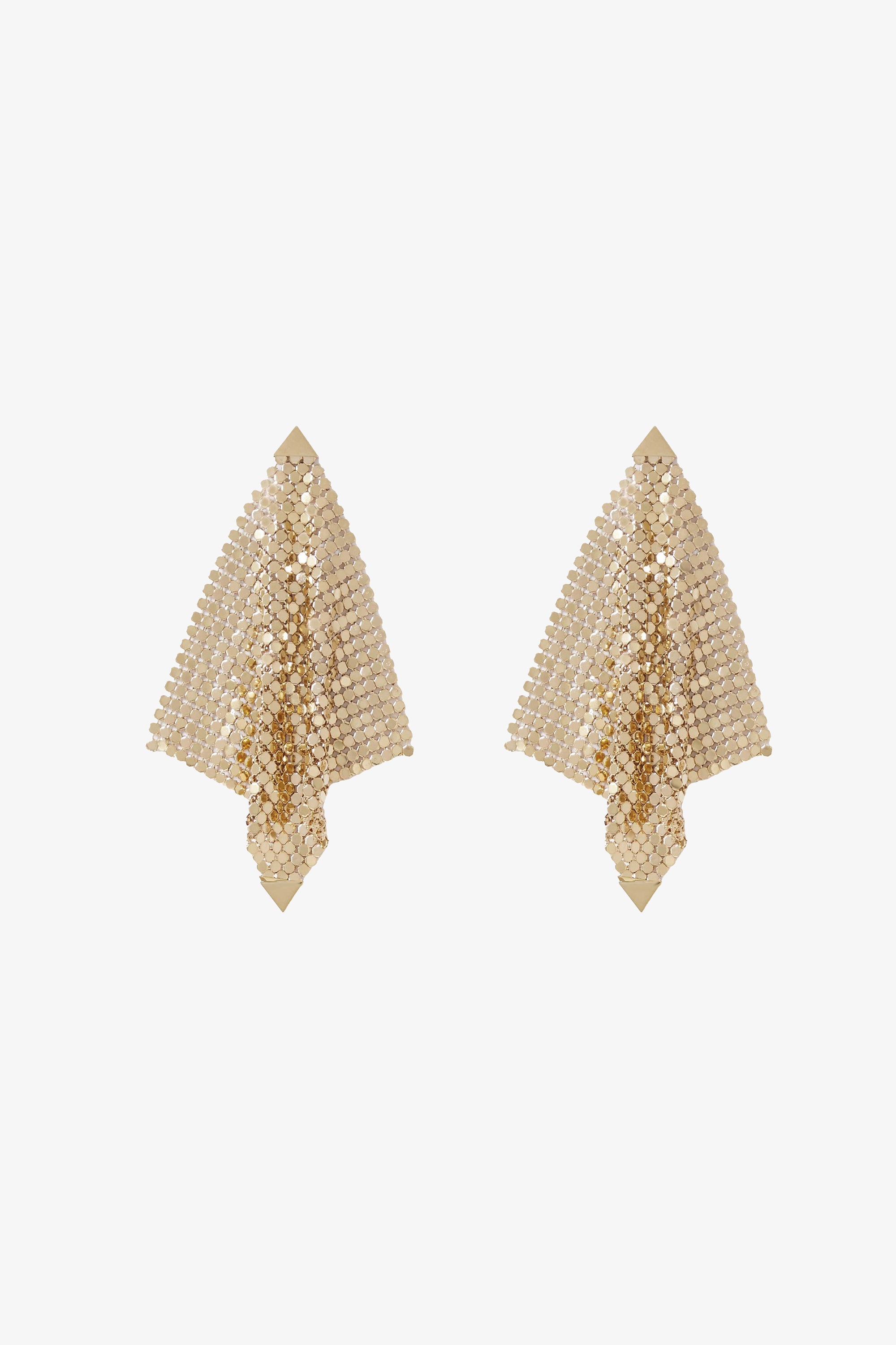 Chainmail Earrings Gold-Tone
