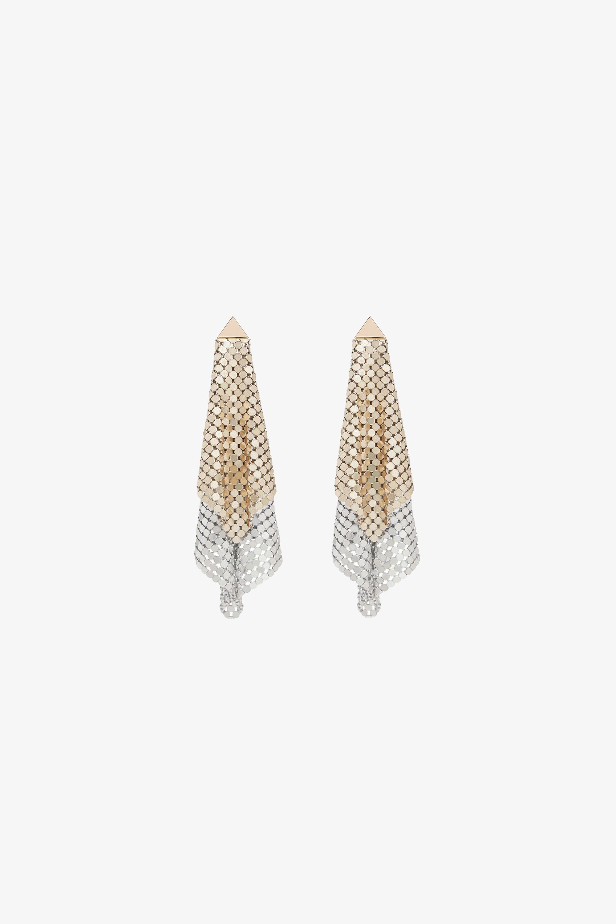 Chainmail Earrings (Mini) Gold and Silver-Tone